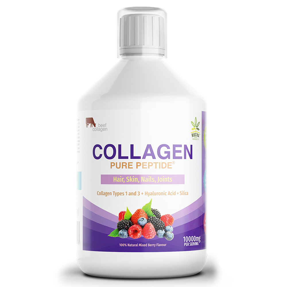 Bovine Collagen Pure Peptides 10000mg Liquid - 500ml - Rocha Products