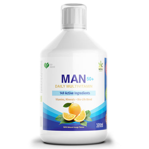 Man 50+ Multivitamin Liquid - 500ml - Rocha Products