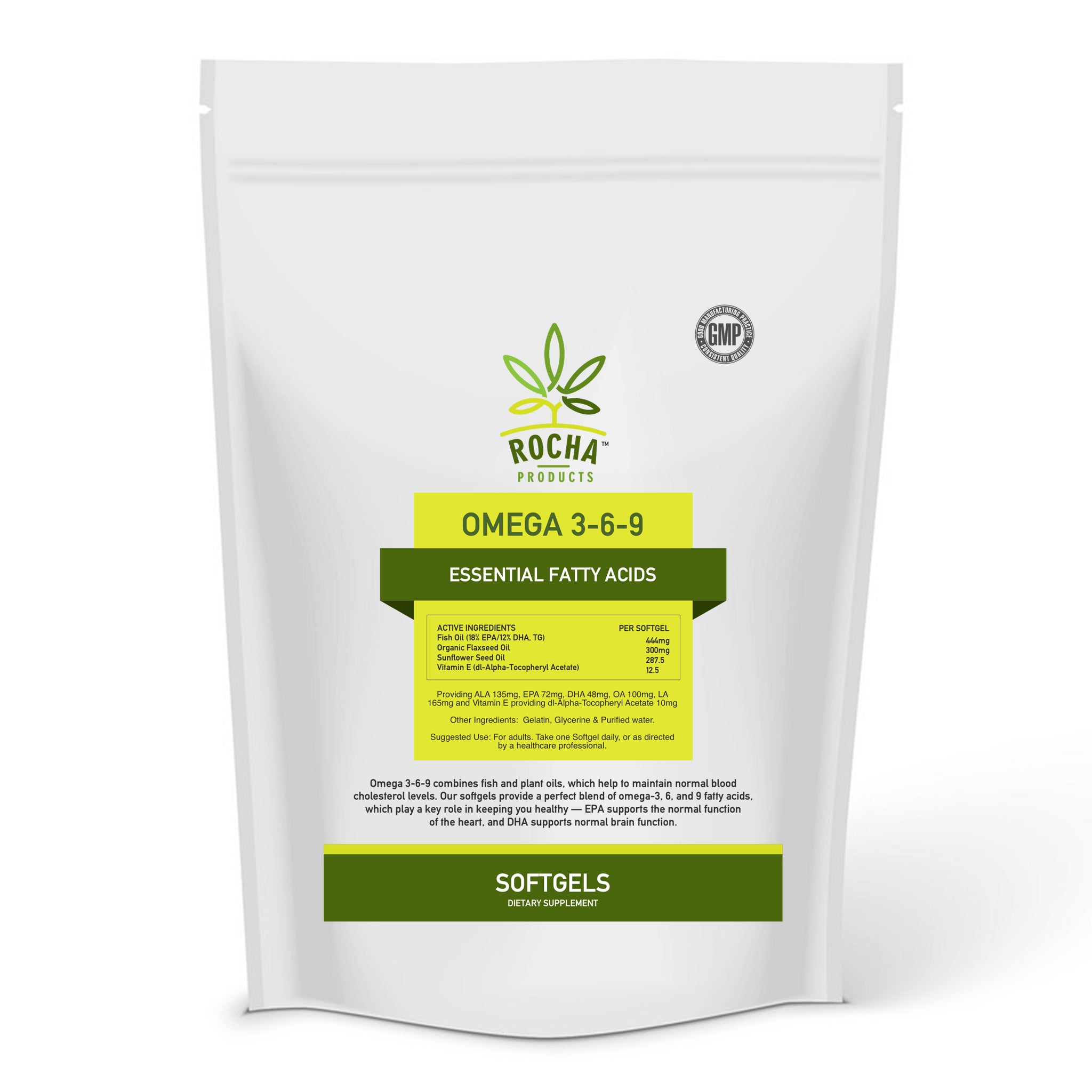 Omega 3 6 9 Softgels – Rocha Products